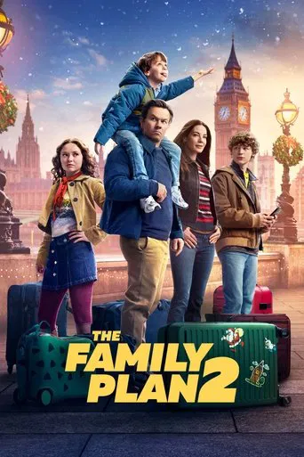Family comedy poster with a group of travelers in London, on Troypoint IPTV