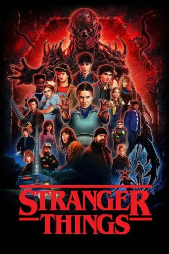Red-lettered horror series poster with a cast of teens, on Troypoint IPTV